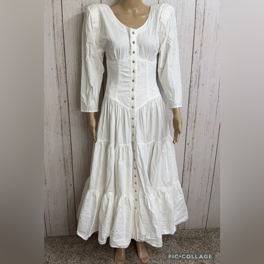 Karen Alexander Corset White Dress